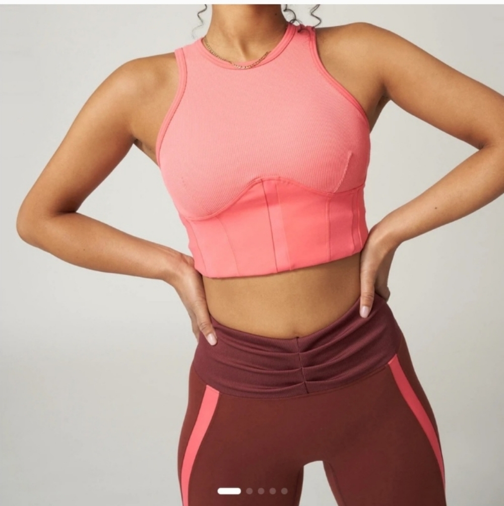 New Balance Bandier Coral Corset Sports Bra 🩷